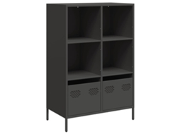 Móvel Alto 68x39x103,5 Cm Aço Preto MAISON EXCLUSIVE