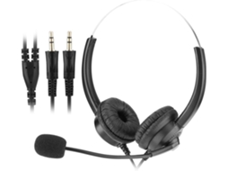 Vbestlife, Fones De Ouvido Para Call Center Com Som Sem Perdas, Ajuste De 360° Com Microfone Para Computador Telefone