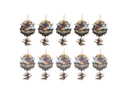 10Pcs Espiral de Halloween para Decorações de Halloween ALLINLESS