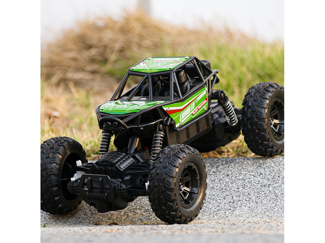 (verde) Motocicleta Elétrica Infantil De Quatro Rodas Off-road De Alta Velocidade Com Controle Remoto, Feita De Liga Metálica.