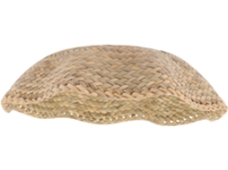 Luminária Suspensa De Palha Trançada Em Estilo Rústico, Estrutura Estável E Luz Suave, Ideal Para Escritório E Quarto.