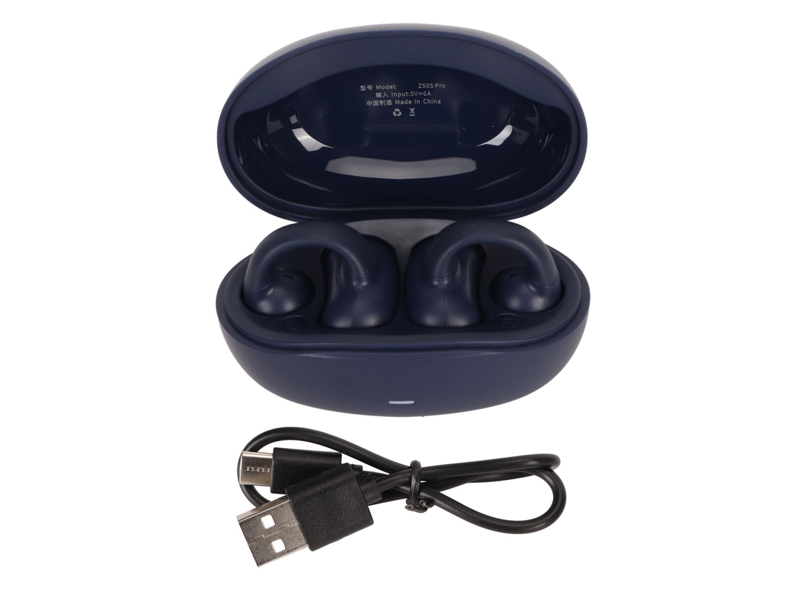 Fones de ouvido sem fio true wireless, clip on, Bluetooth 5.3, à prova d'água IPX5