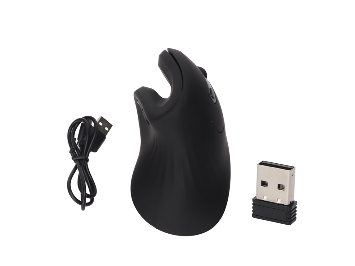 Aetheria mouse Vertical Sem Fio Ergonomico Recarregavel 3200dpi 6 Botões para Pc Laptop