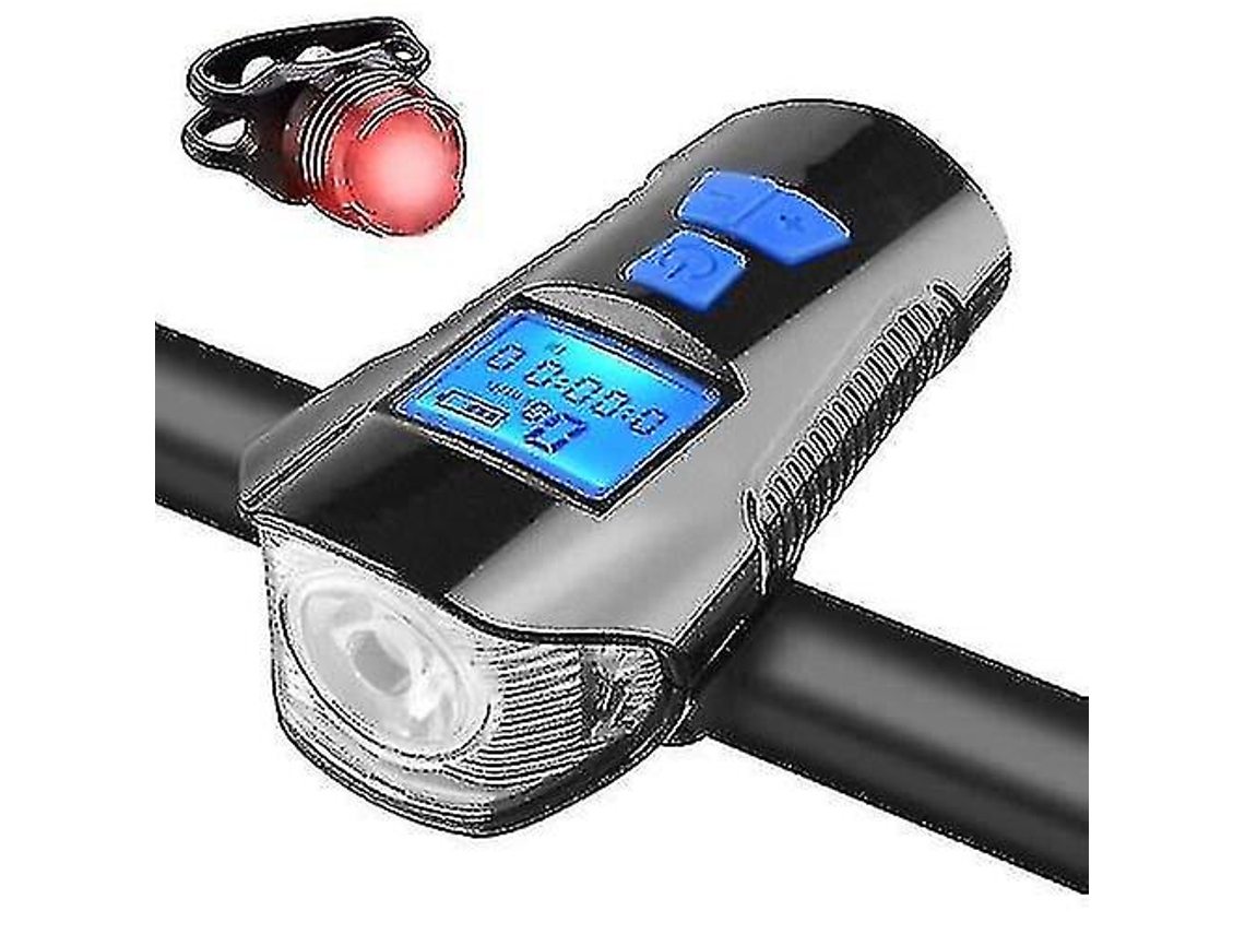Conjunto De Luzes Led Recarregáveis ​​para Bicicleta, Incluindo Lanterna Traseira E Dianteira.