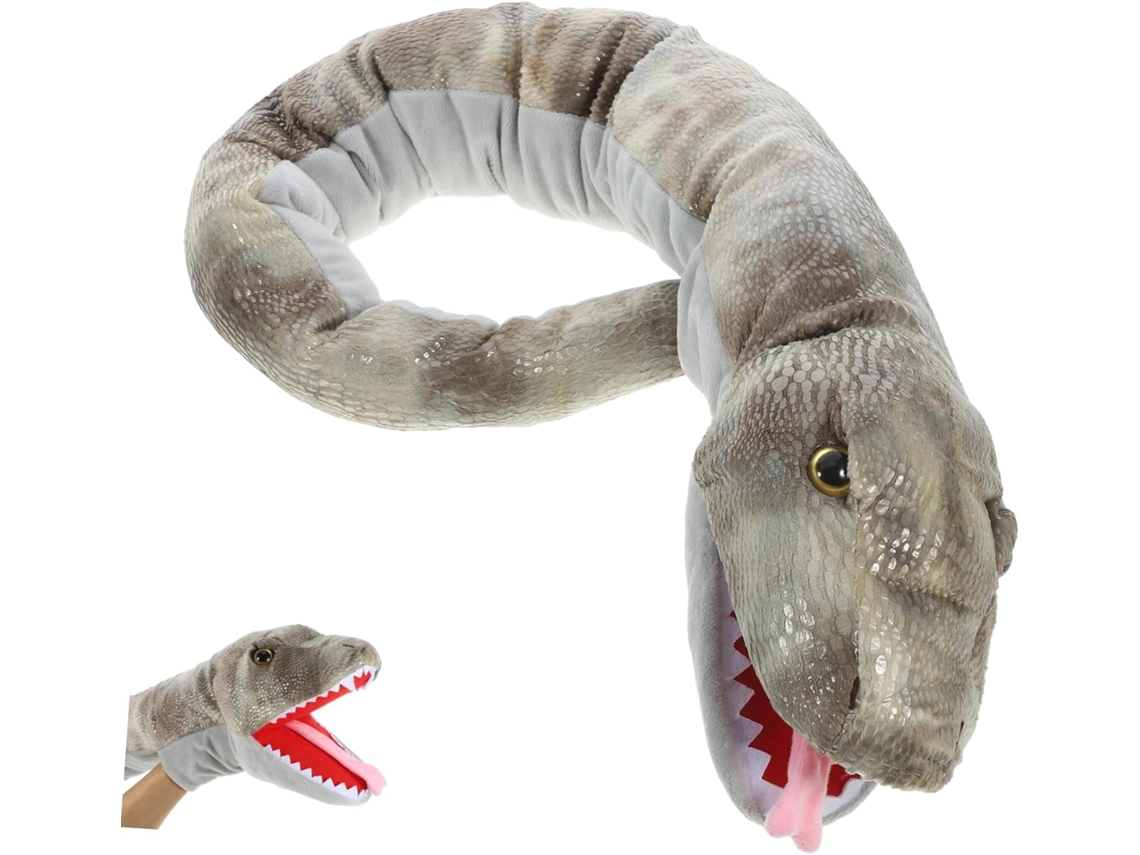 Cobra De Pelúcia Portátil - Animal Educativo Para Desenvolver A