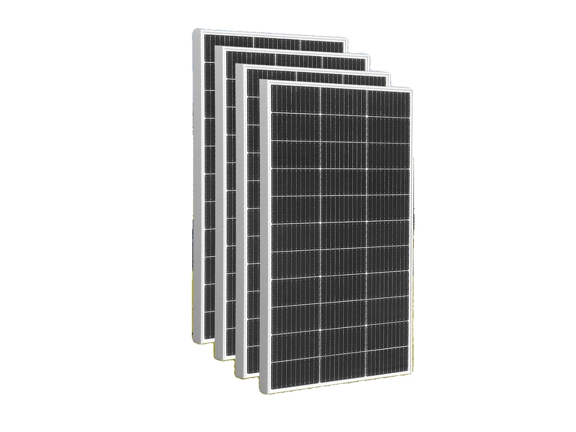 Painel Solar, Potência Máxima De 600w, Eficiência Monocristalina De 21.8, Design Resistente Às Intempéries,600w 4pcs 150w Oem