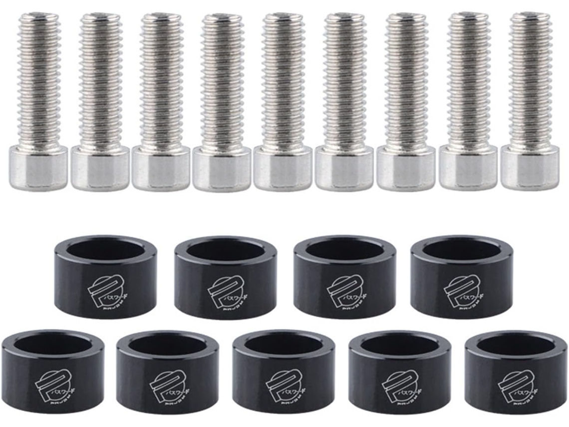 Conjunto de 9 Parafusos M8 X 1,25 para Coletor de Escape de Veículos SFUSHOS
