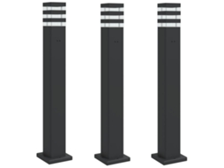 Outdoor Floor Lamp, Outdoor Floor Lamps Vidaxl Preto Alumínio (80 Cm)