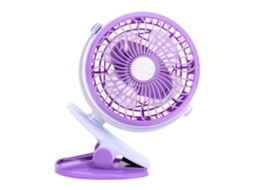 Laxiscreed Mini Ventilador Portátil Com Clipe, Recarregável E Fácil De Fixar