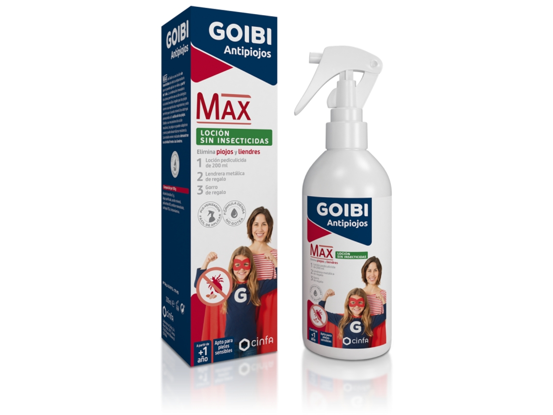 Loção Max Antipiolhos Sem Inseticida 200 ml GOIBI