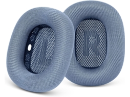 Compatíveis Com Apple Airpods Max, Estas Almofadas Auriculares São Feitas De Tecido De Malha Com Espuma Viscoelástica E Ímãs. Brancas. Chennnls