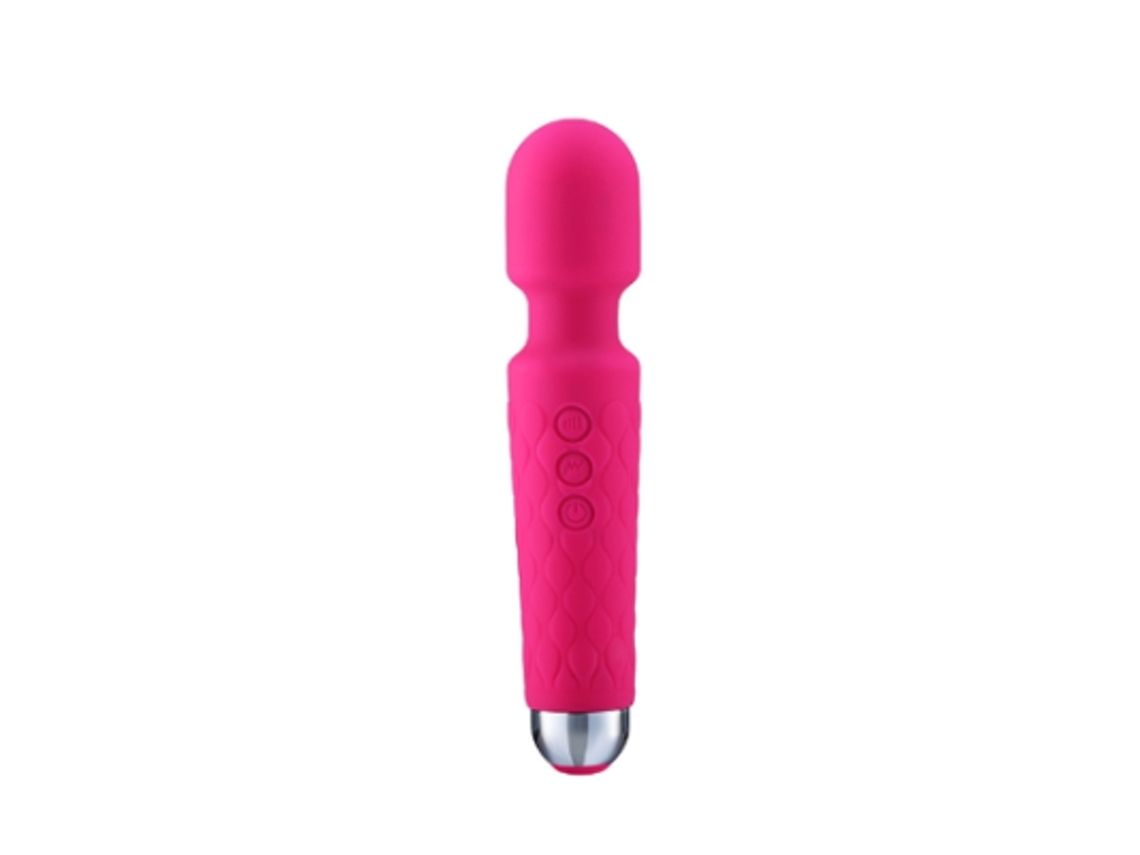 Portátil À Prova Dágua 8 Velocidades Sem Fio Bateria Recarregável Usb Massagem Elétrica No Pescoço E No Corpo Rosa Yunzii