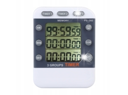 Timer, Multifuncional, Com Memória, Branco