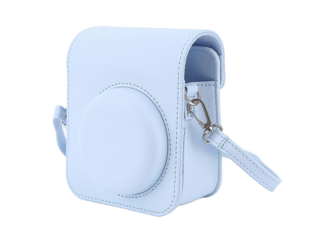 Mini Bolsa Protetora para Câmera Instantânea, Estojo em Pu com Alça de Ombro Ajustável para Câmera Fujifilm Instax Mini 12 TAISHENGDA