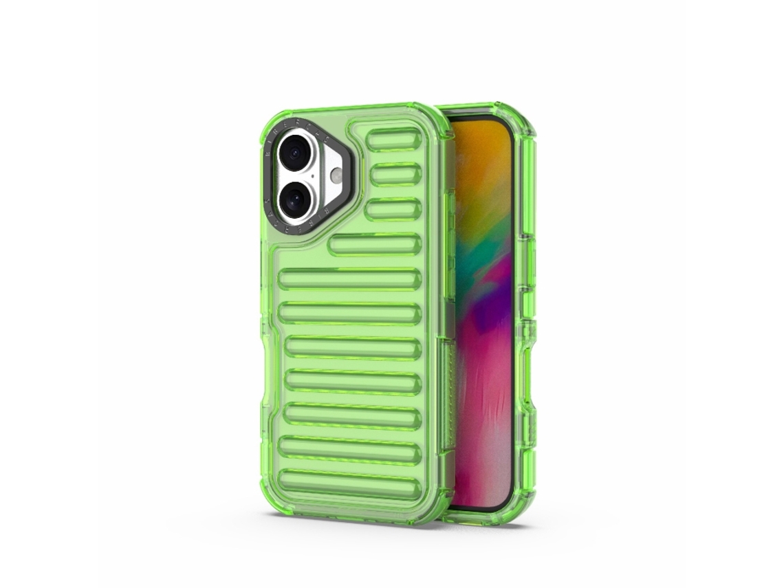 Capa Híbrida Pc Tpu De Alta Transparência Para Iphone 16 Plus - Airbag