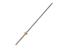 Tornillo De Paso Trapezoidal 8mm Acero Inoxidable 500mm Con Tuercas De Latón Para Impresora 3d