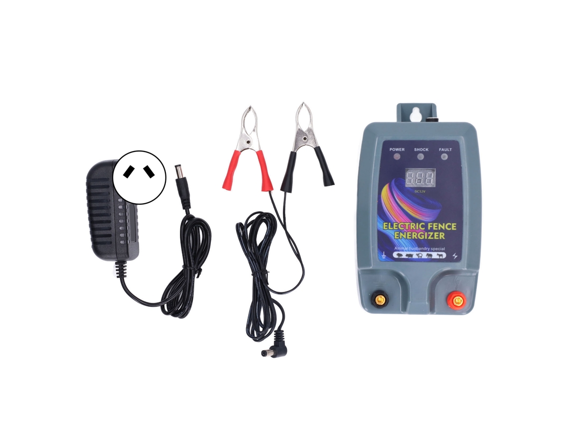 Cercado Elétrico de Pulso 5km Energisador Mini para Porcos Ovelhas Cães Alta Tensão 100 240v | S/MARCA