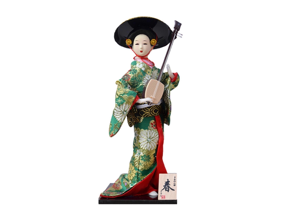 Figurina De Kimono Japonês 12 Polegadas, Peça Decorativa, Para Restaurantes E Casastyle H
