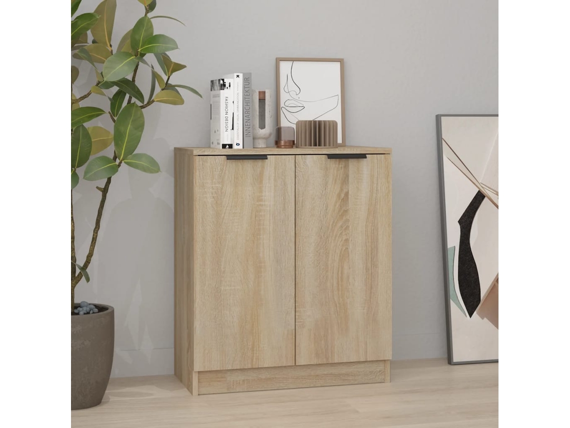 Aparador de 60x30x70 cm Madera Procesada Color Roble Sonoma
