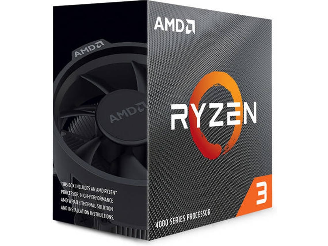 Processador AMD Ryzen 3 4100 Box (Socket AM4 - Quad-Core - 3.8 GHz)