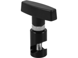 Braçadeira De Suporte De Elevação Cilíndrica Em Ferro Preto, Design Elegante, Para Fixação.