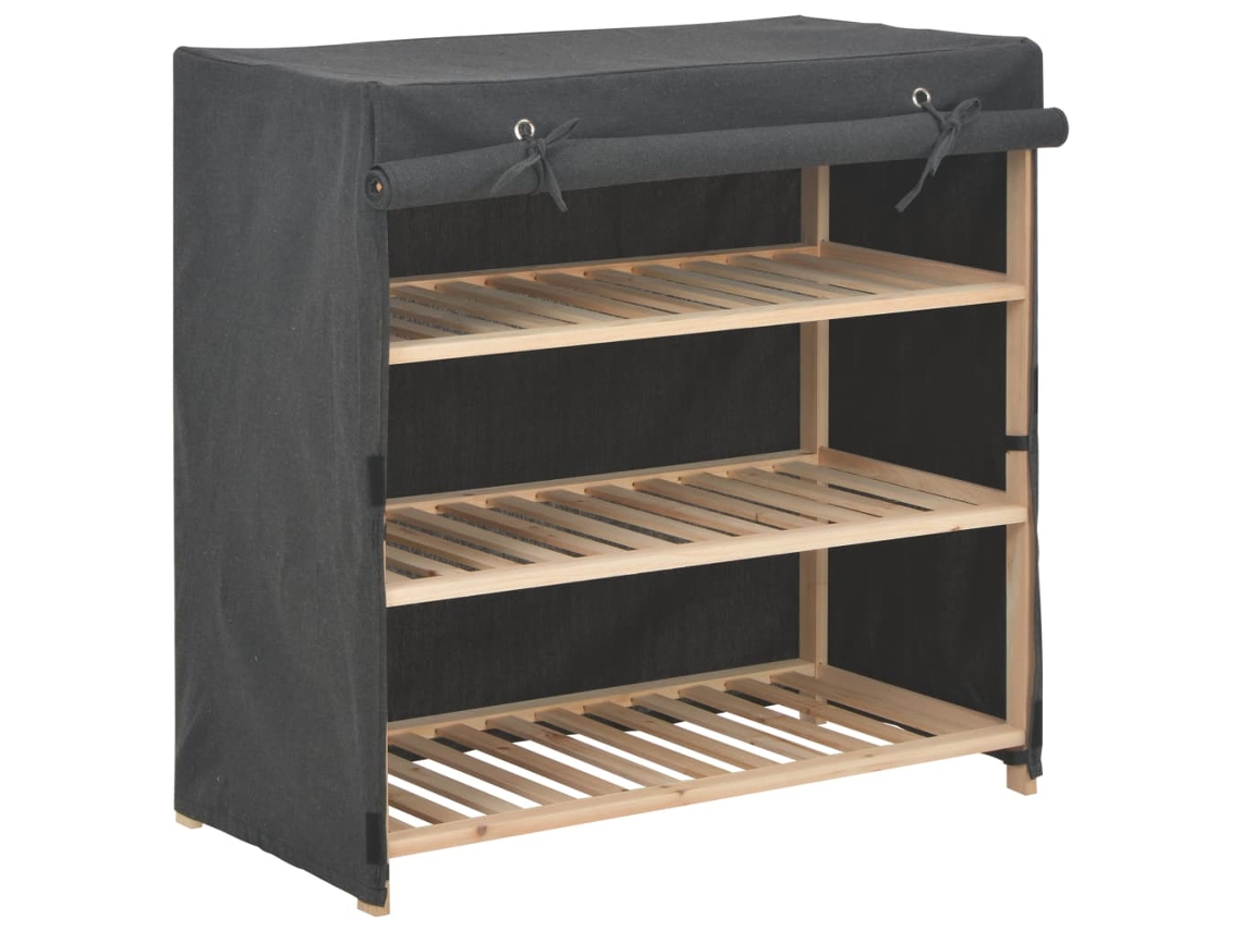 Shoe Cabinet, Shoe Cabinets Vidaxl Cinzeto Tecido (n/a)