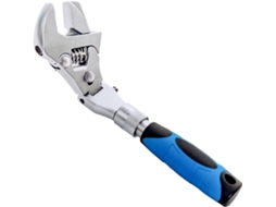 Chave De Catraca Ajustável Flexhead 10 De 12 Polegadas Com Haste De Extensão Retrátil E Cabeça Girat Gokoco