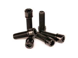 Conjunto de Parafusos Da Haste Solid 6 Unidades Prateado 8 X 25 Mmsaltbmx
