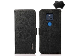 Capa De Couro Com Proteção Rfid Khazneh, Com Fecho Magnético Lateral, Estampa De Lichia, Para Motorola Moto G Play 2021.