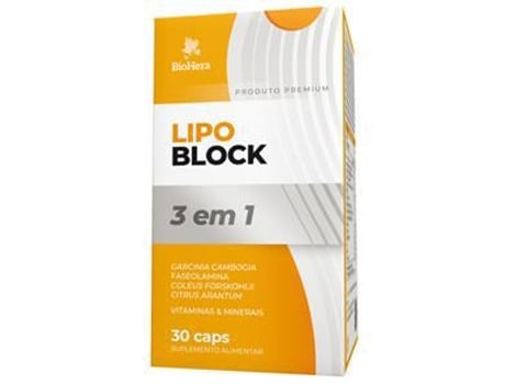 Lipo Block 3 em 1 30 Cáps