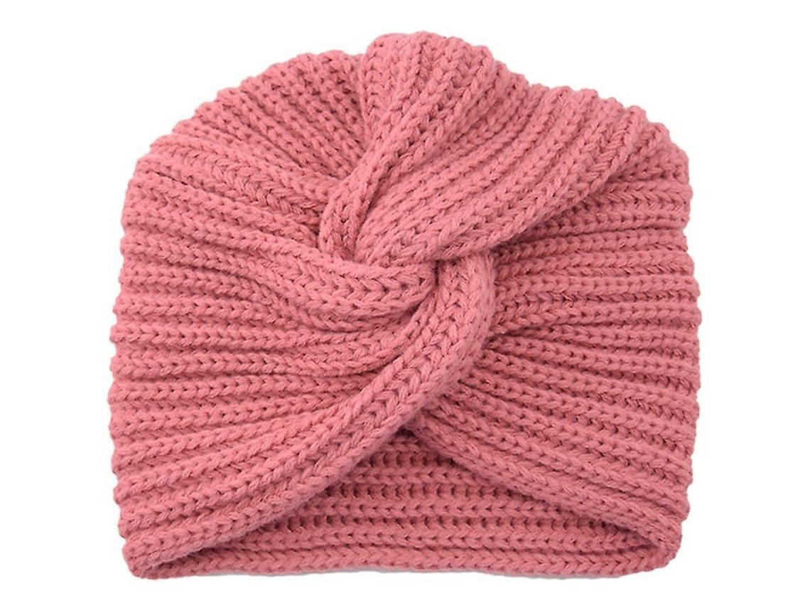 2026 gorro de Lana Tejido para Mujer com Design de Torção Cruzada, Boné Casual e Elegante