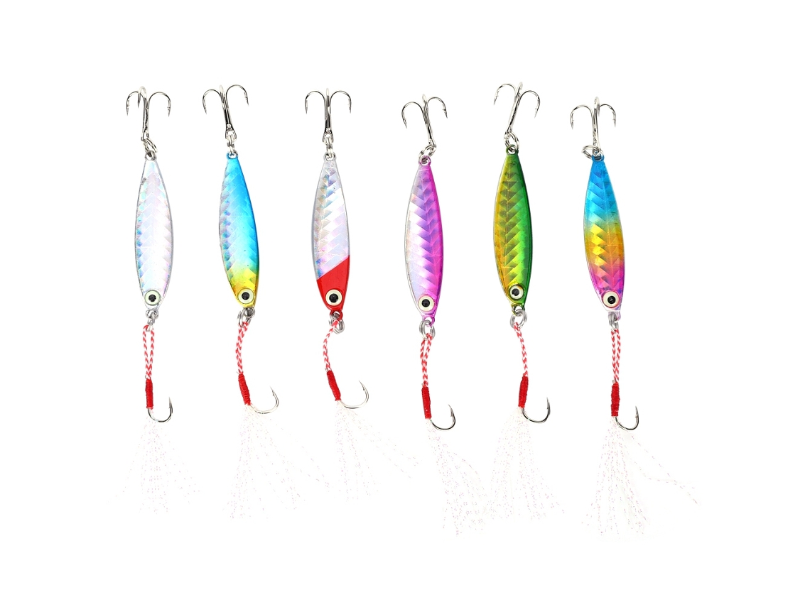 Isca Artificial de Pesca Marítima com 6 Peças