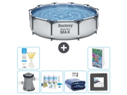 Piscina Bestway Steel Pro Max Redonda 305x76 Cm 5 peças S233 BESTWAY