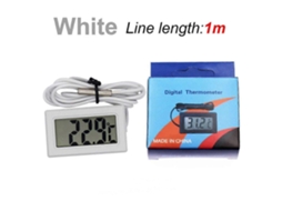 Mini Tacha Digital Com Sonda Impermeável Display Lcd Higrômetro Sensor Medidor De Umidade Interior Frigorífico Instrumento De Medição