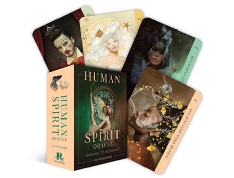 Livro Human Spirit Oracle de Jena Dellagrottaglia (Inglês)