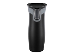 Copo Isolado Inox 450ml 1 Toque Preto
