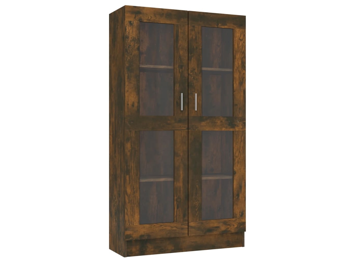 Vitrine Cabinet, Vitrine Cabinets Vidaxl Marrom Madeira Processada (n/a)