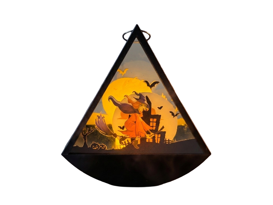 Laxiscreed Vela De Halloween Com Lanternas De Abóbora Para Festas E Fantasias De Bruxa