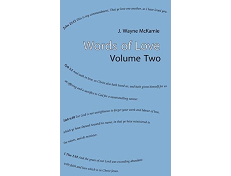 Livro Words of Love Volume 2 HB de J Wayne McKamie (Inglês)