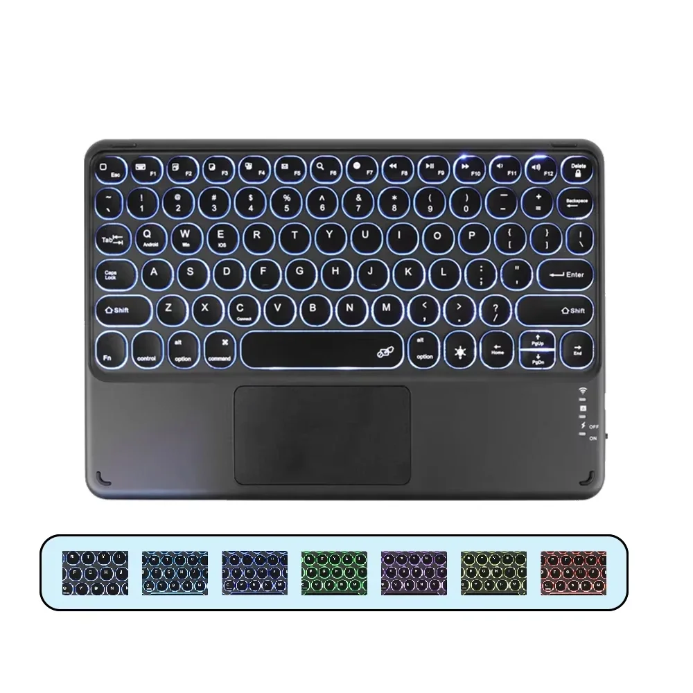 MDUG (teclado e Touchpad Bluetooth Apenas para Ios, Android e Windows, em Francês e Inglês)