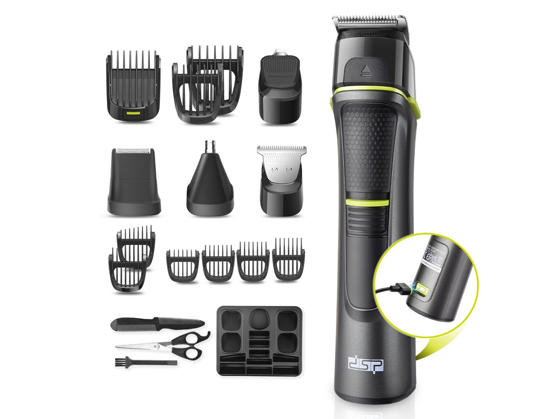Aparador de pelos elétrico portátil pequeno, recarregável via USB, para barbear e aparar pelos do nariz. MDUG (recarregável via USB)