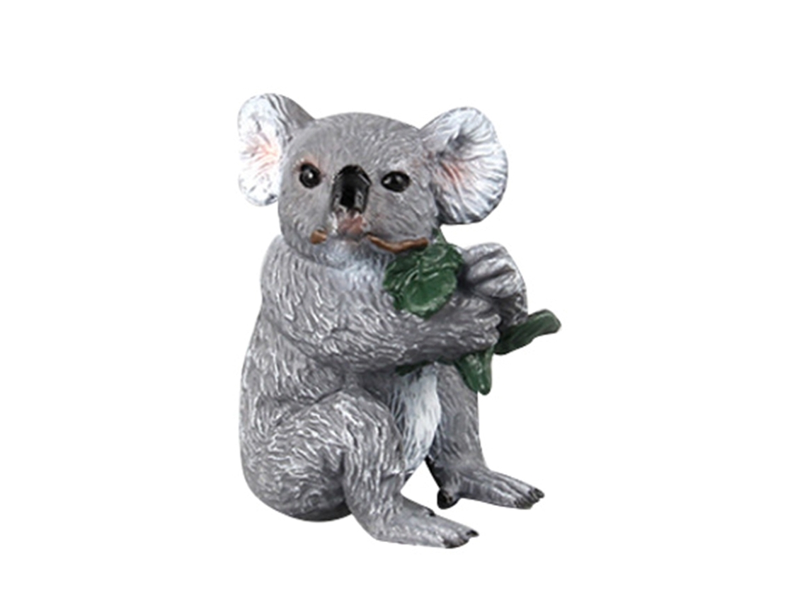 Primerox brinquedo Modelo de Estátua de Animal Coala Plástico Realista Seguro para Crianças