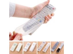 Capa de Silicone AQUAFORGE, controle remoto de TV, transparente, poeira