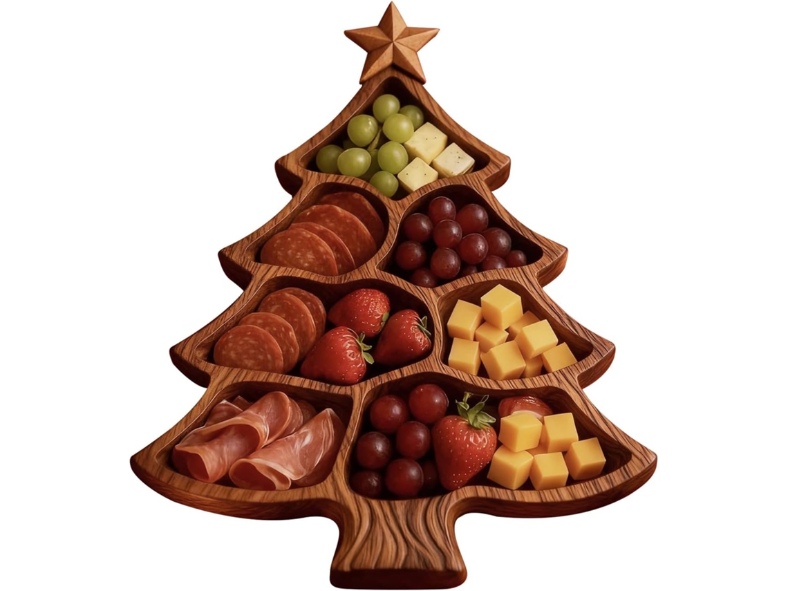 Bandeja De Natal Com Compartimentos