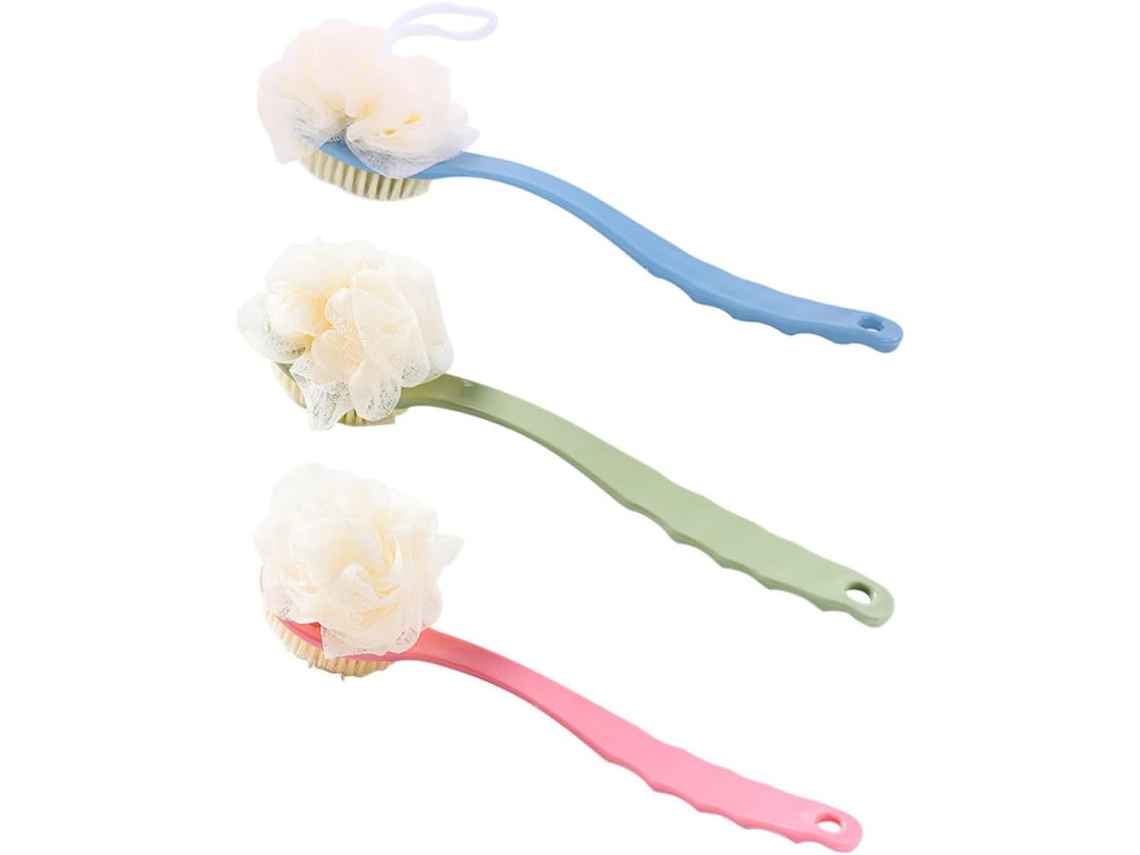 Escovas De Massagem E Esfoliação Corporal, Design Simples, Conjunto Com 3