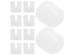 200 Peças De Pinos Dobradiça Nylon Para Portas E Gavetas Armários, M4x9mm, Instalação Rápida