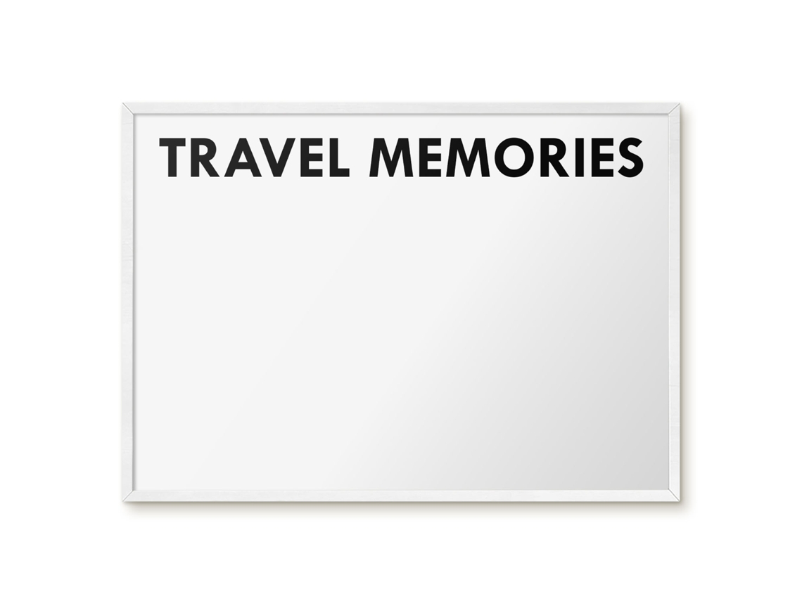 Magnetic Board For Wall Travel Memories For The Bedroom Espelharte (70x50 Cm)