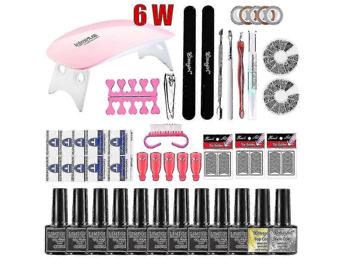 Kit De Manicure, 7.5ml, Para Unhas De Gel, Elysve