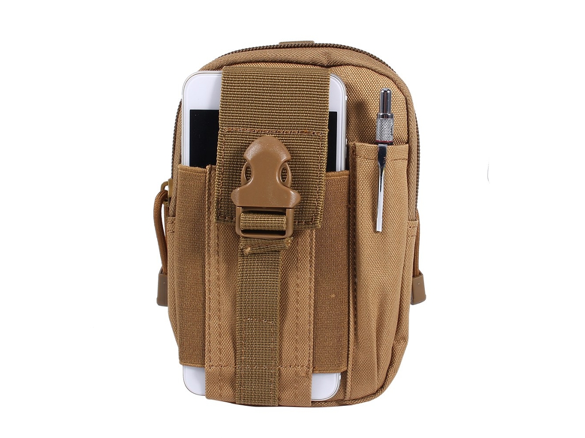 Bolsa de cintura tática para celular e esportes ao ar livre EOOCOO