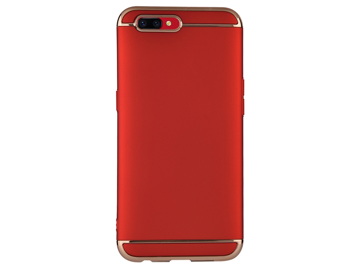 Capa de Telefone Vermelha EOOCOO com anti choque e anti deslizante para Oppo R11